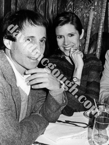 Paul Simon and Carrie Fisher 1982, NY..jpg